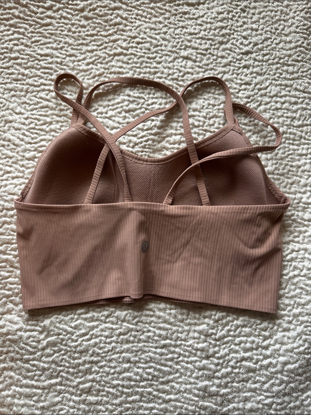 lululemon athletica Tan like a cloud Sports Bra - size 8 - Picture 2 of 4